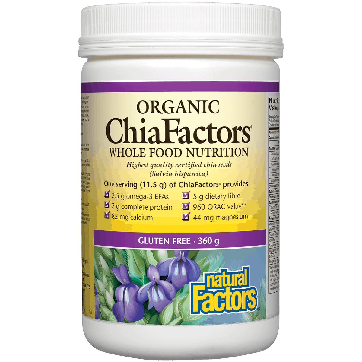 Natural Factors ChiaFactors Natural Vitamin Direct Inc Shop Canadian since 1997