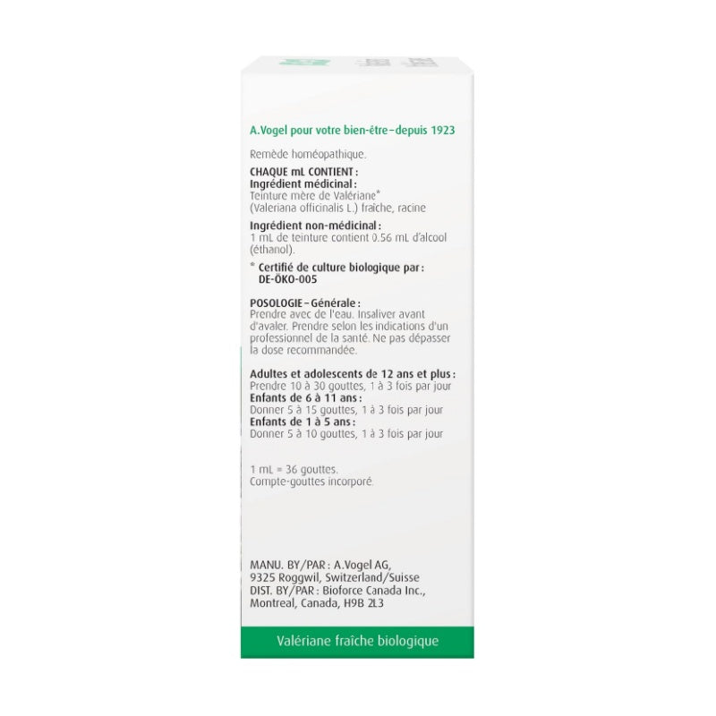 A.Vogel Fresh Organic Valerian Root Extract 50mL