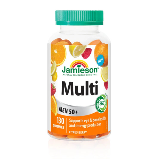 Jamieson Men's 50+ Multivitamin 130 Gummies - Citrus Berry Flavor