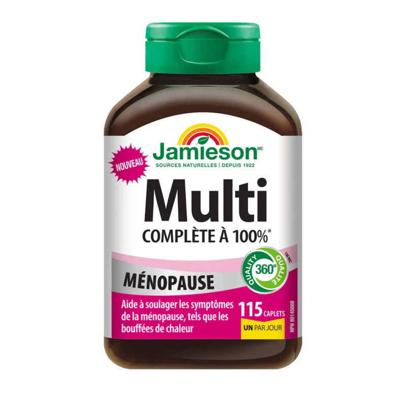 Jamieson 100% 全效更年期多种维生素，含黑升麻和圣洁莓 缓解更年期症状