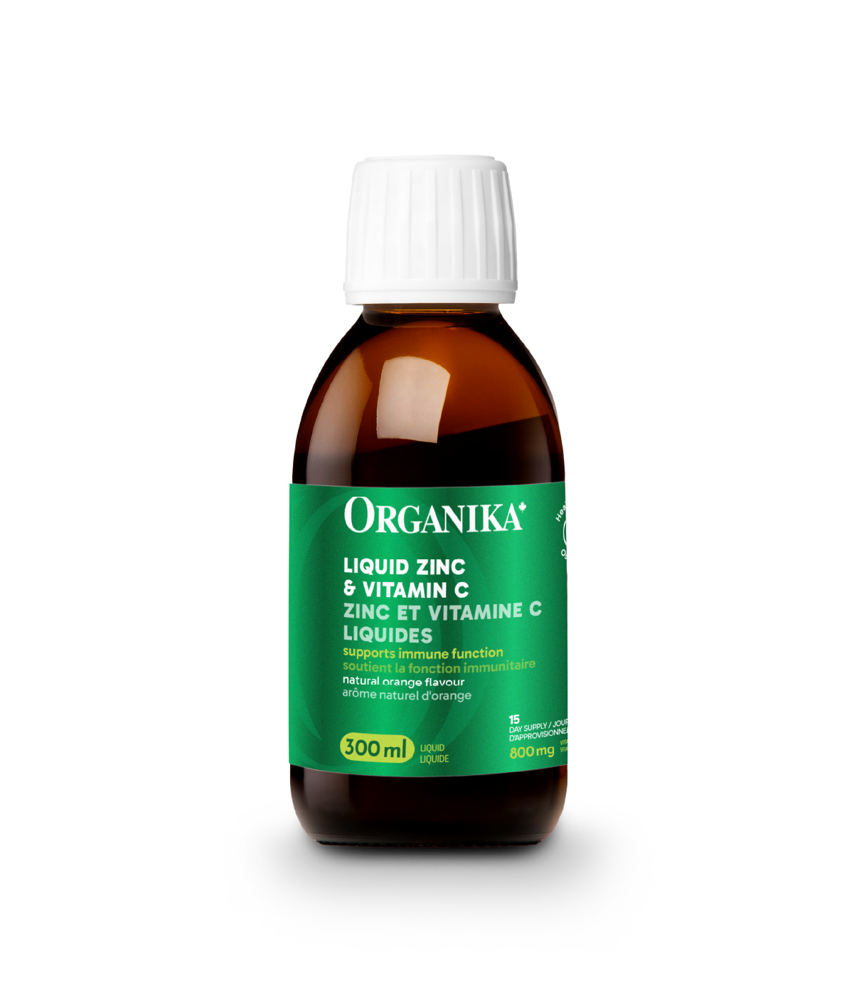 6x Organika Liquid Zinc & Vitamin C 300ml Bundle