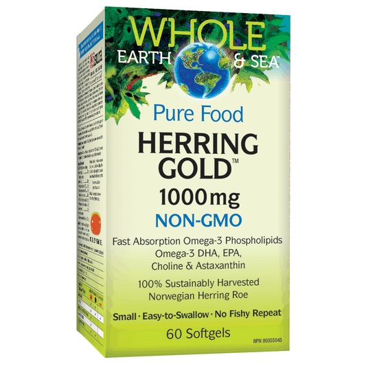 NF Whole Earth & sea Herring Gold Omega-3 ,1000 mg (60 softgels)