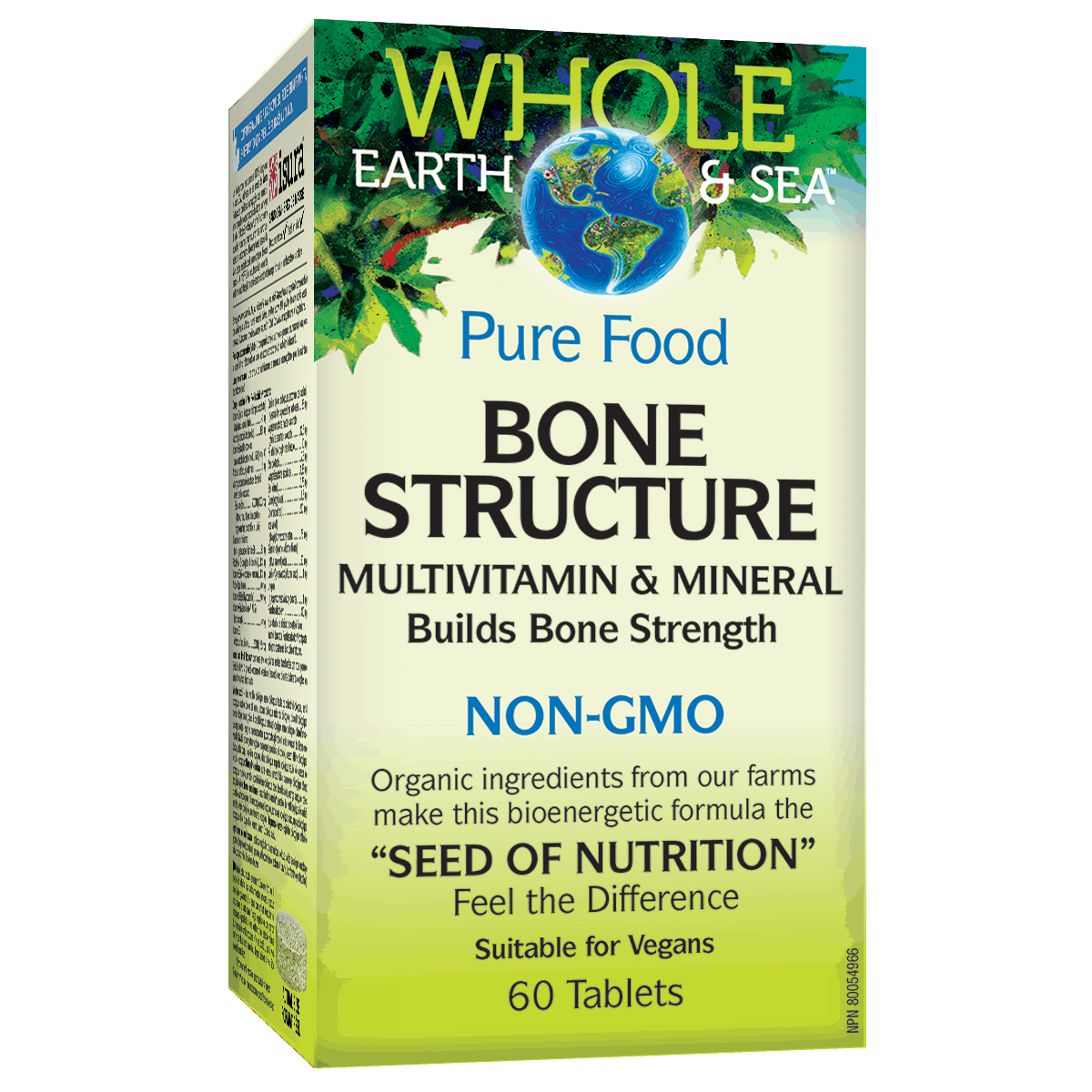 Box of Whole Earth & Sea Bone Structure supplement on a white background