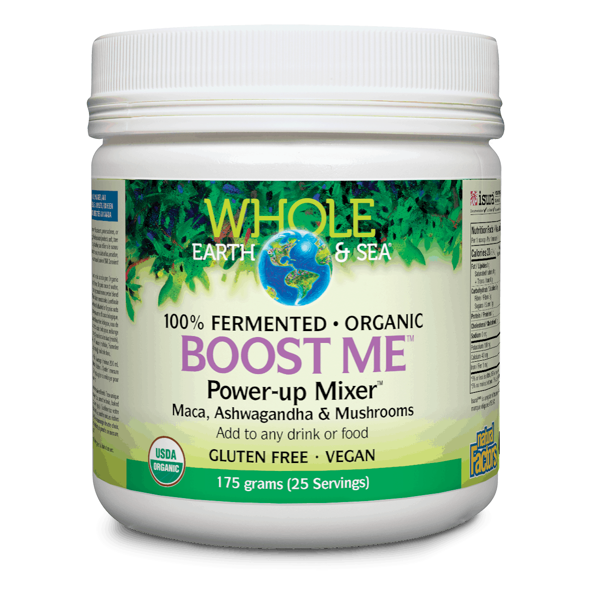 Whole Earth＆Sea 提神鎮靜能量粉，175克