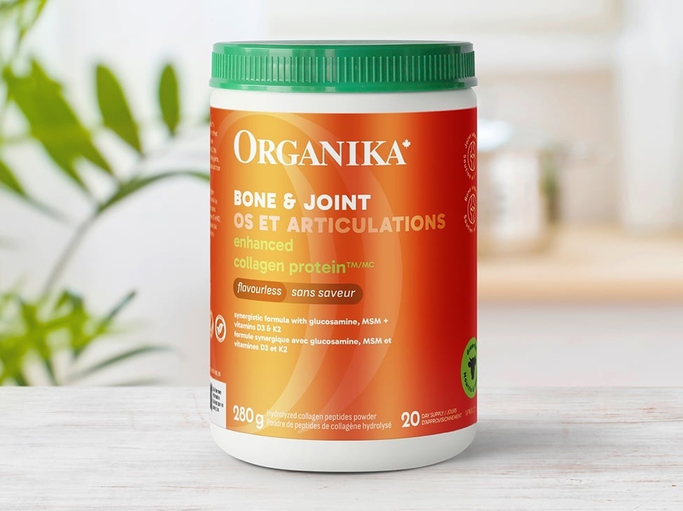 Organika 增强型胶原蛋白™ 骨骼和关节，280 克
