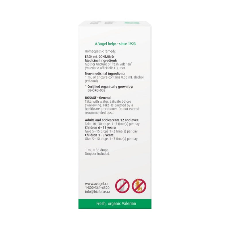 A.Vogel Fresh Organic Valerian Root Extract 50mL