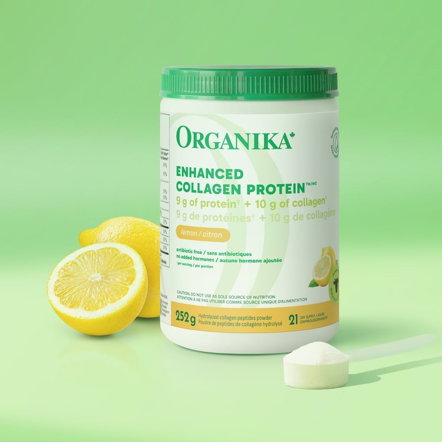 6x Organika Lemon Enhanced Collagen 250g Bundle