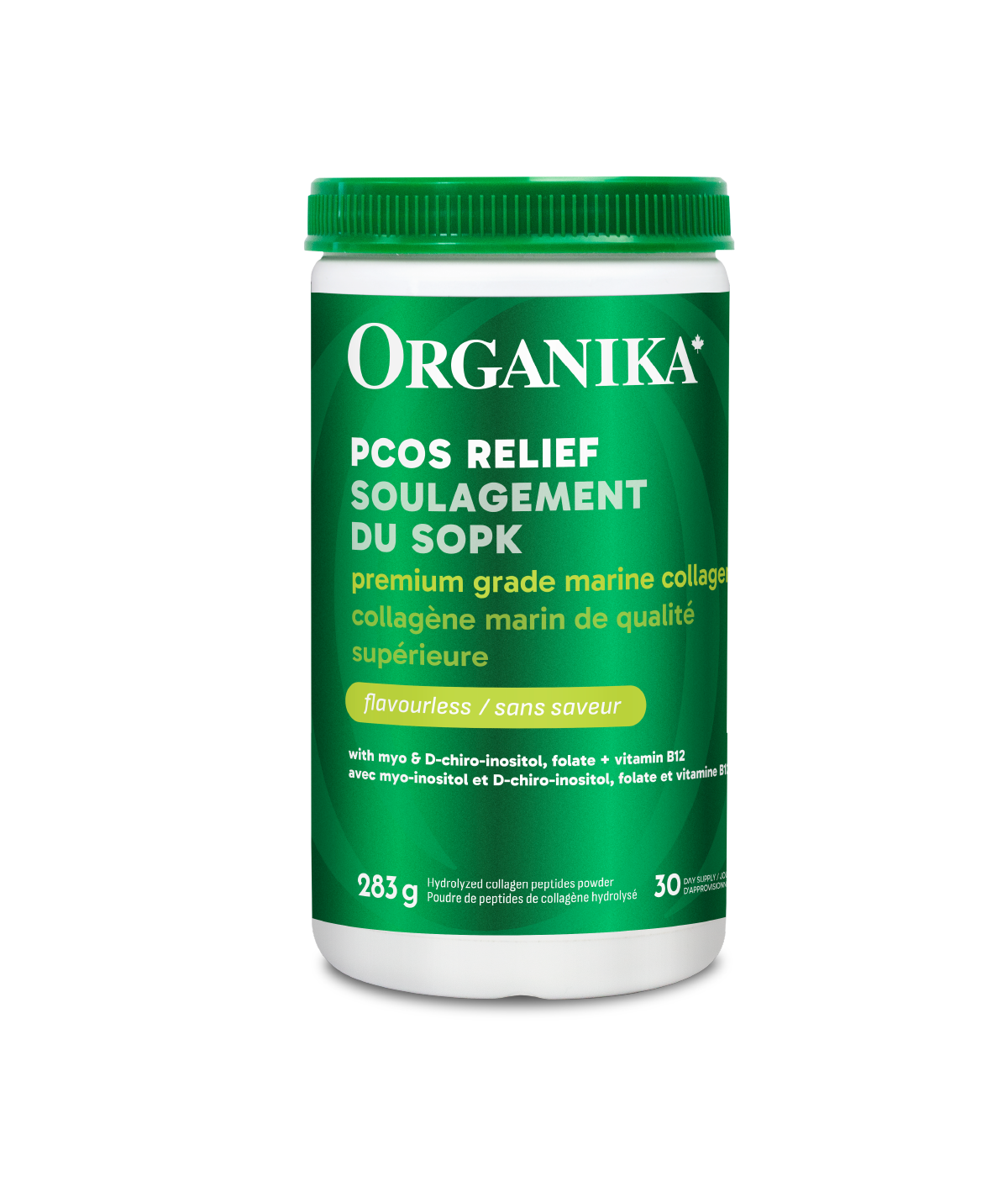 6x Organika 多囊卵巢综合征 (PCOS) 缓解深海胶原蛋白 283 克套装