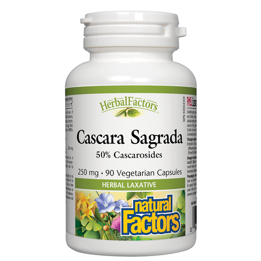 Natural Factors Cascara Sagrada 90 vegetarian capsules
