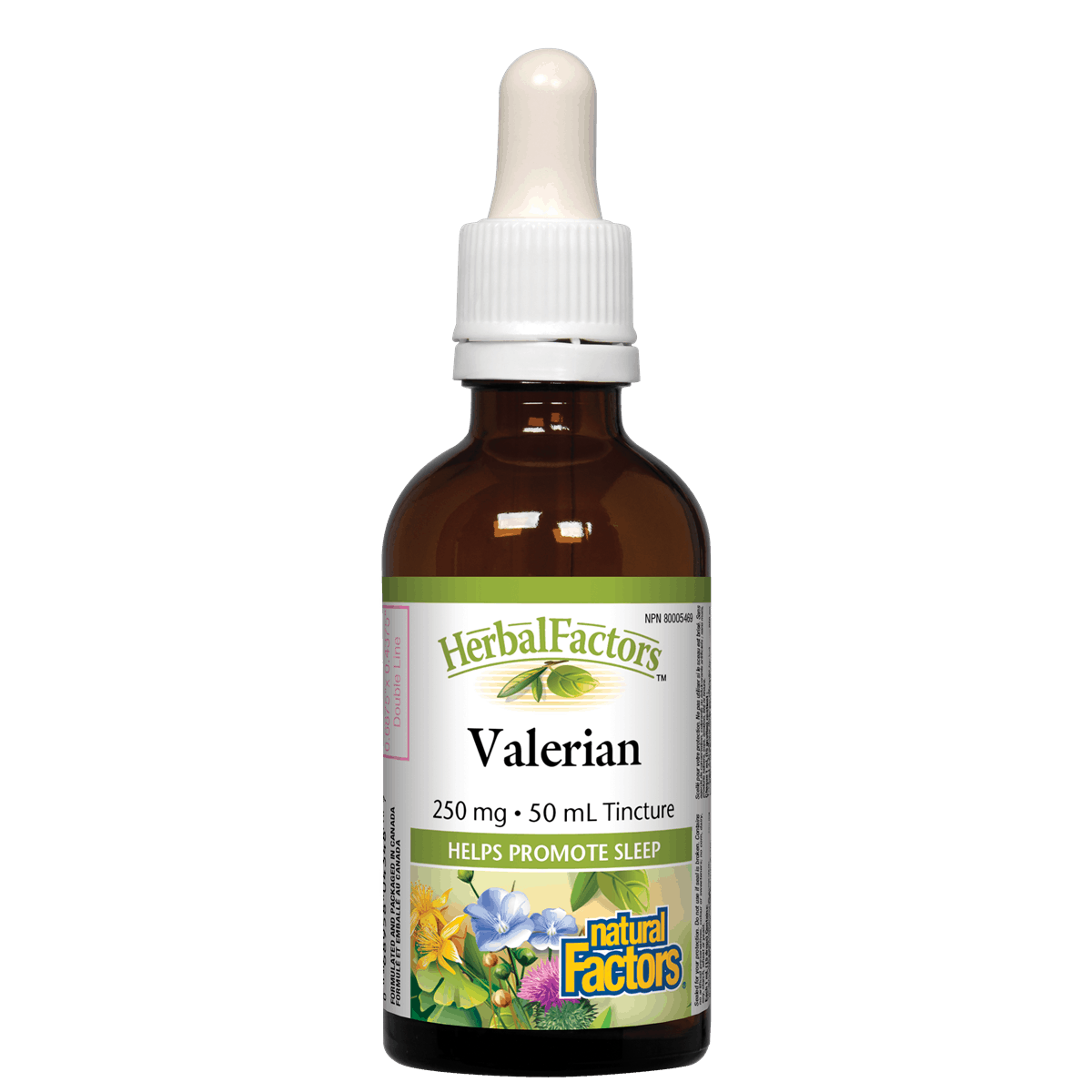 Natural Factors Valerian, 250mg, 50ml Tincture
