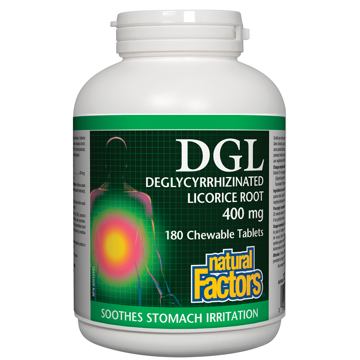 Natural Factors DGL 180 chewable natvd.com