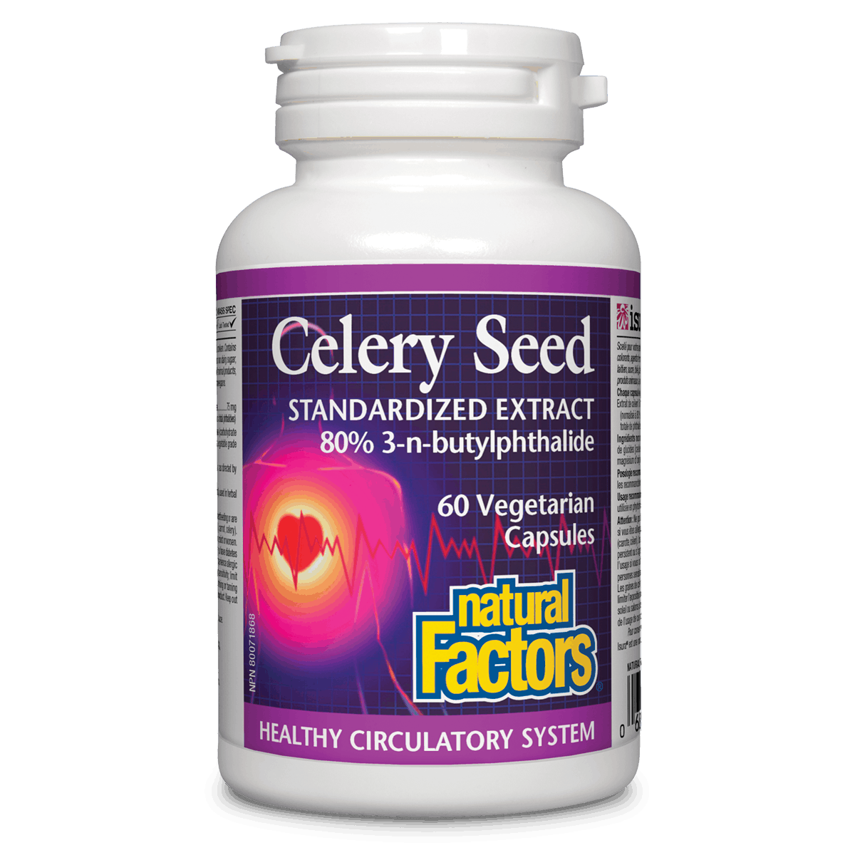 Natural Factors Celery Seed 60 veg capsules Natural Vitamin Direct Inc Shop Canadian
