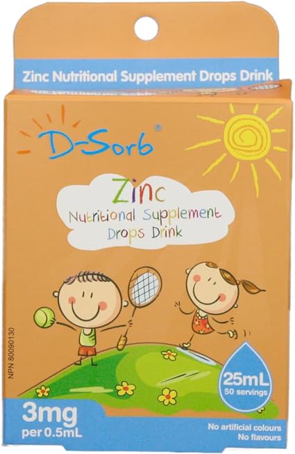 D-Sorb Zinc, 3mg, 25ml (50 servings)