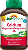 Jamieson Calcium and Magnesium with Vitamin D3, 500 caplets