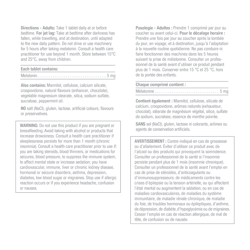 【优惠组合】6瓶 x Jamieson 褪黑素5毫克（速溶），100片