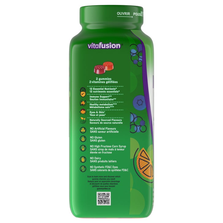 Vitafusion成人複合維生素軟糖，290粒
