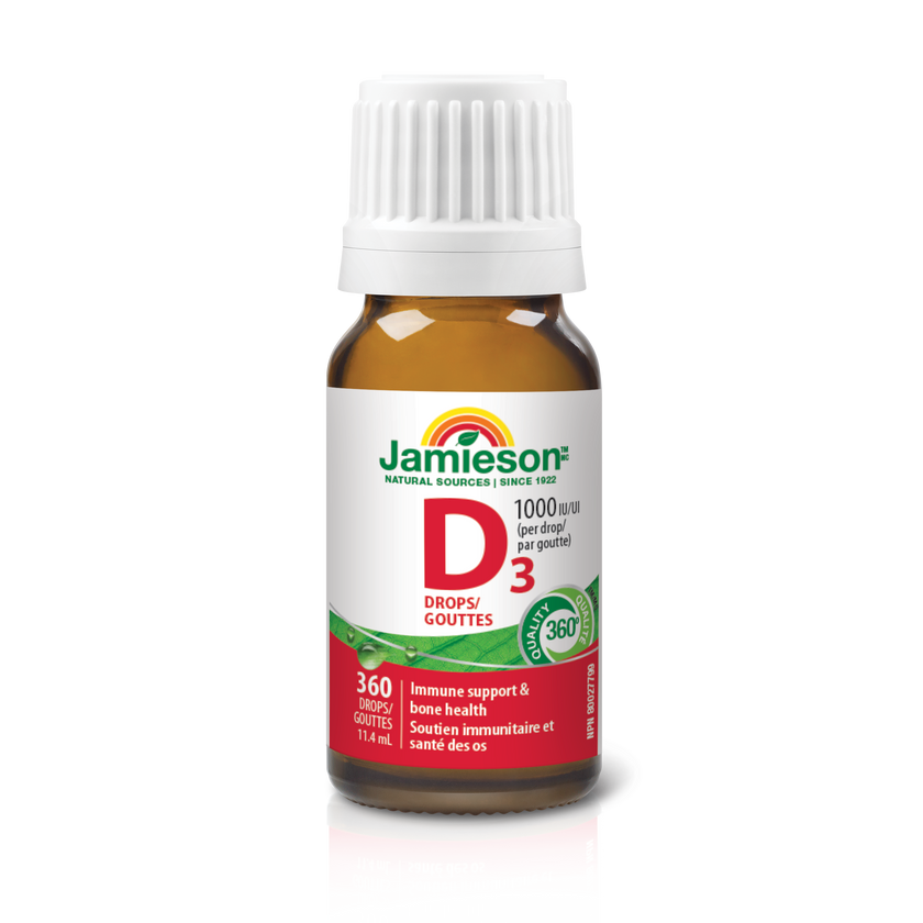 Jamieson Vitamin D3 Drops 11.4 ml