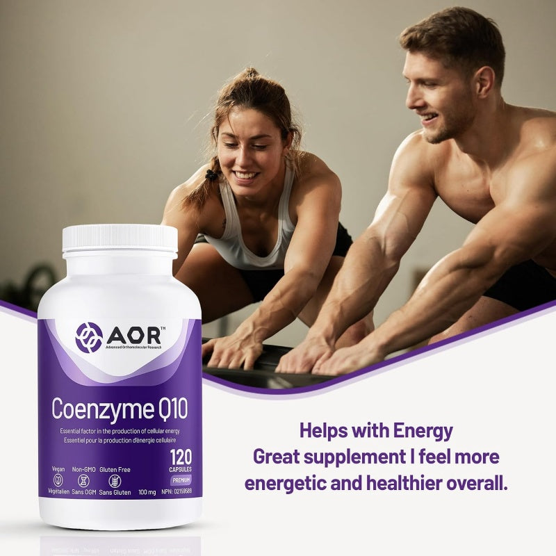 AOR Coenzyme Q10 100 mg 120 Vegan Capsules