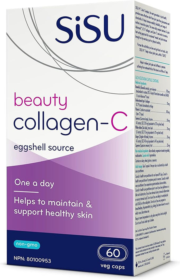 【clearance】SISU Beauty Collagen-C , 60 Vcaps EXP: 03/2025