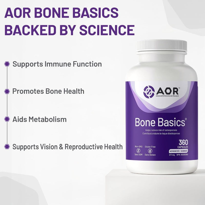 AOR Bone Basics 360粒胶囊 多营养素组合，促进骨骼健康