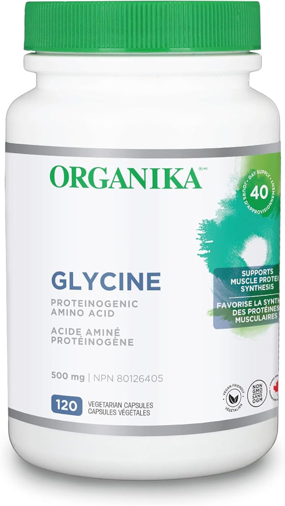 Organika Glycine - Proteinogenic Amino Acid 120 vcaps