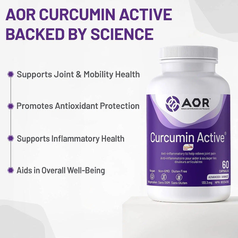 AOR Curcumin Active 133.3mg  60 Vegan Capsules