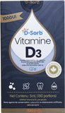 D-Sorb Vitamin D3, 1000IU, 5ml (180 servings)