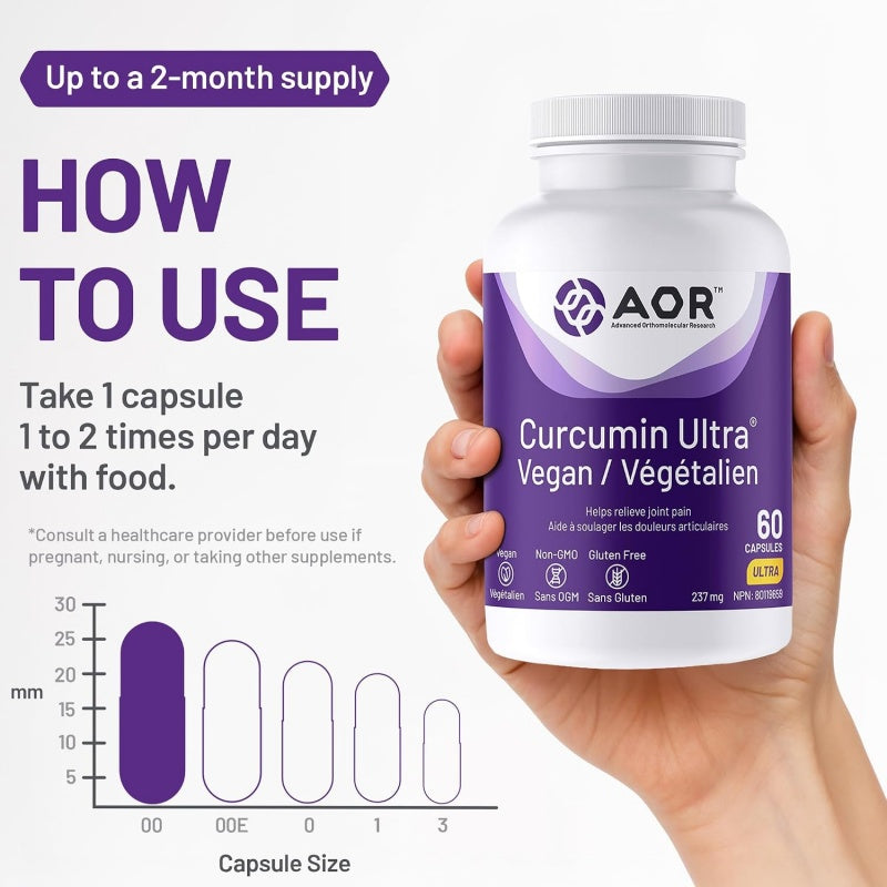 AOR Curcumin Ultra Vegan 60 Capsules