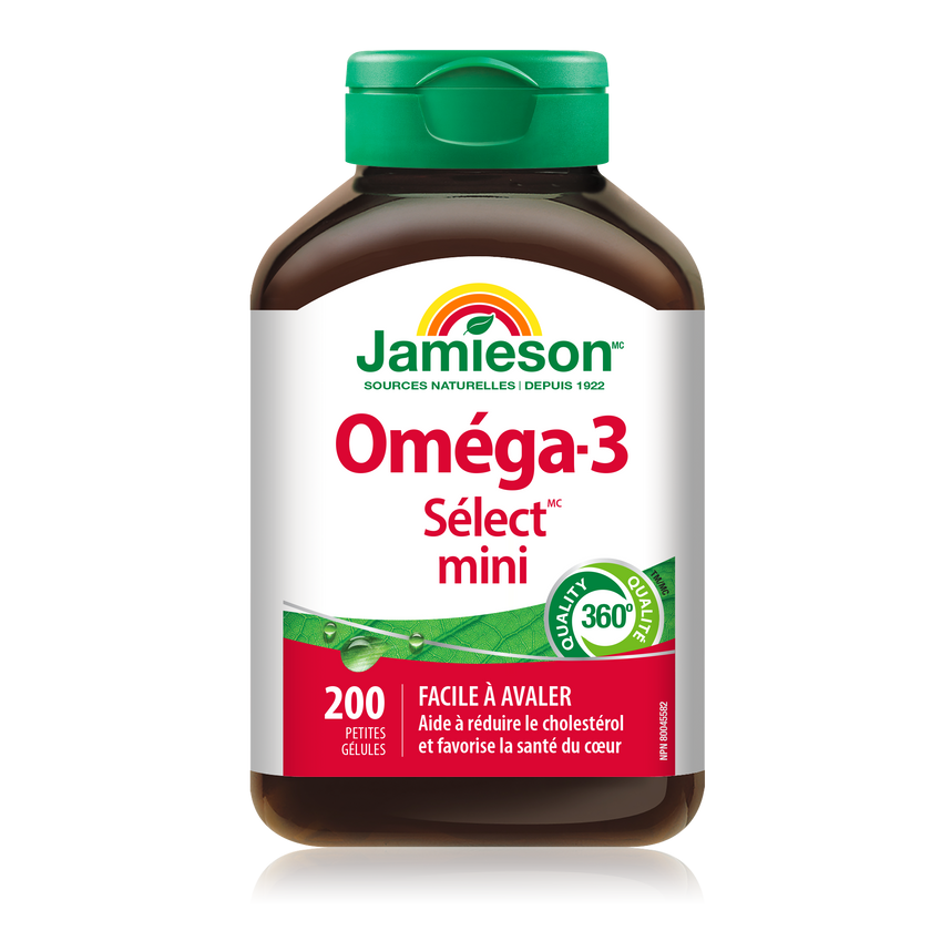 Jamieson Omega-3 Select Mini 200 softgels