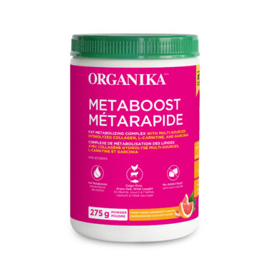 Organika Metaboost Powder Tangy-Sweet Grapefruit, 275 g