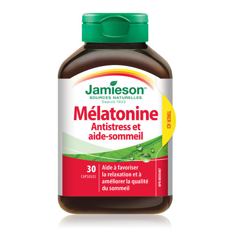 Jamieson Melatonin Stress & Sleep Support 30 Capsules