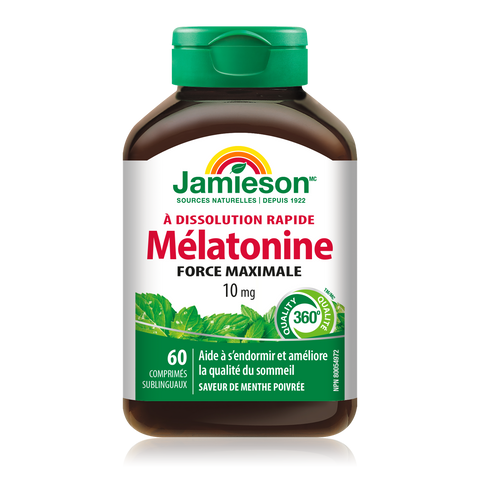 Jamieson Melatonin 10 mg | Fast Dissolving 60's tablets