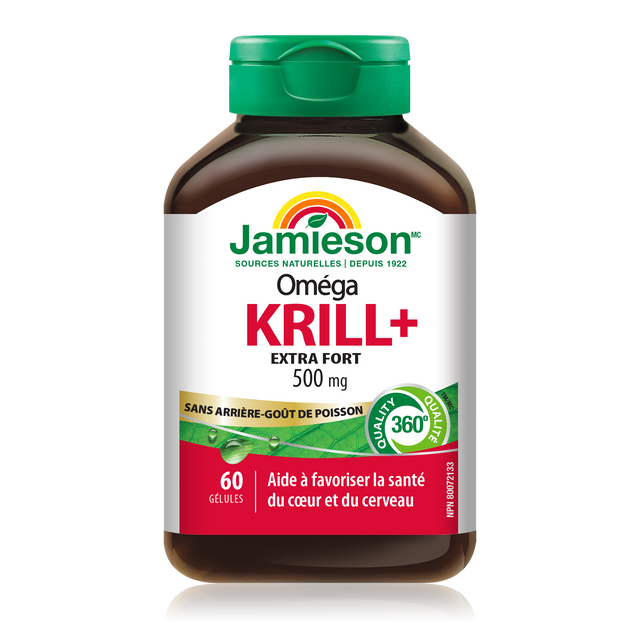 Jamieson Omega Krill Plus 500 mg, 60 softgels