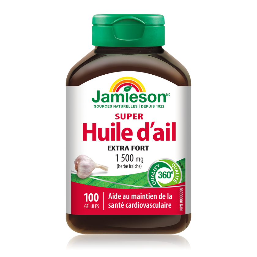 Jamieson Super Garlic Oil 1,500mg 100 softgels