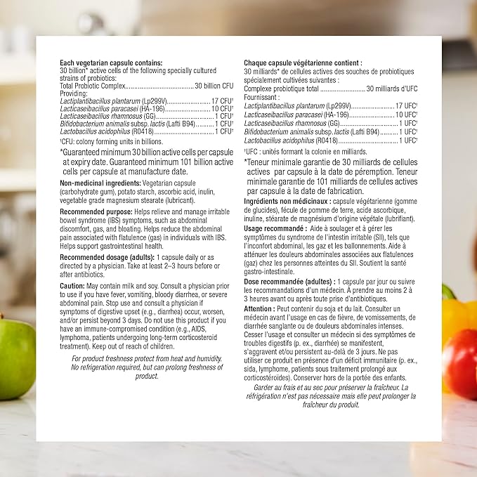 Webber Naturals 益生菌 Max IBS 支持 ，300 億有益菌，45 粒素食膠囊