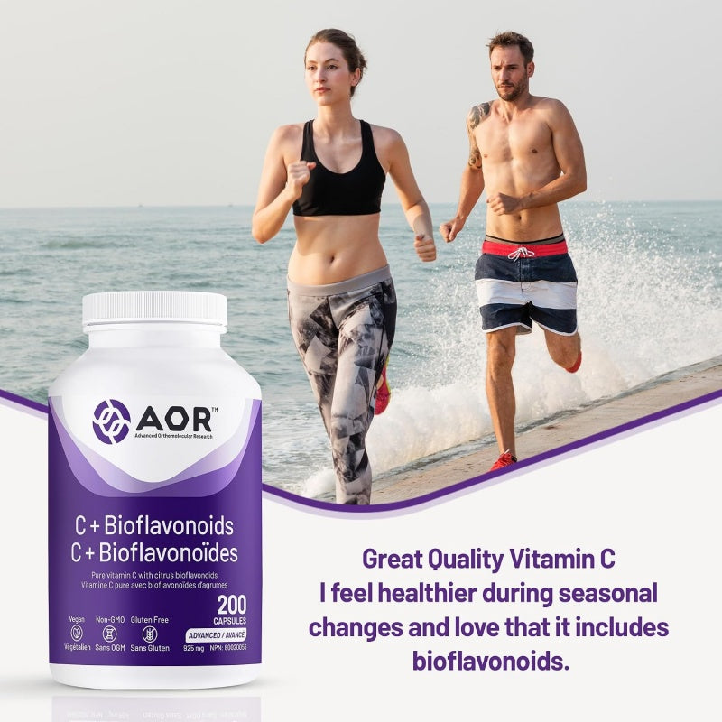 AOR Vitamin C + Bioflavonoids 200 Capsules
