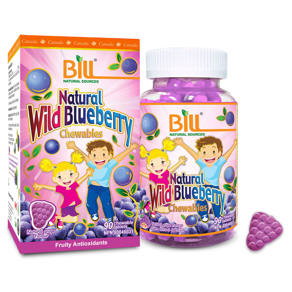 Bill Natural Sources Wild Blueberry 700 mg 90's