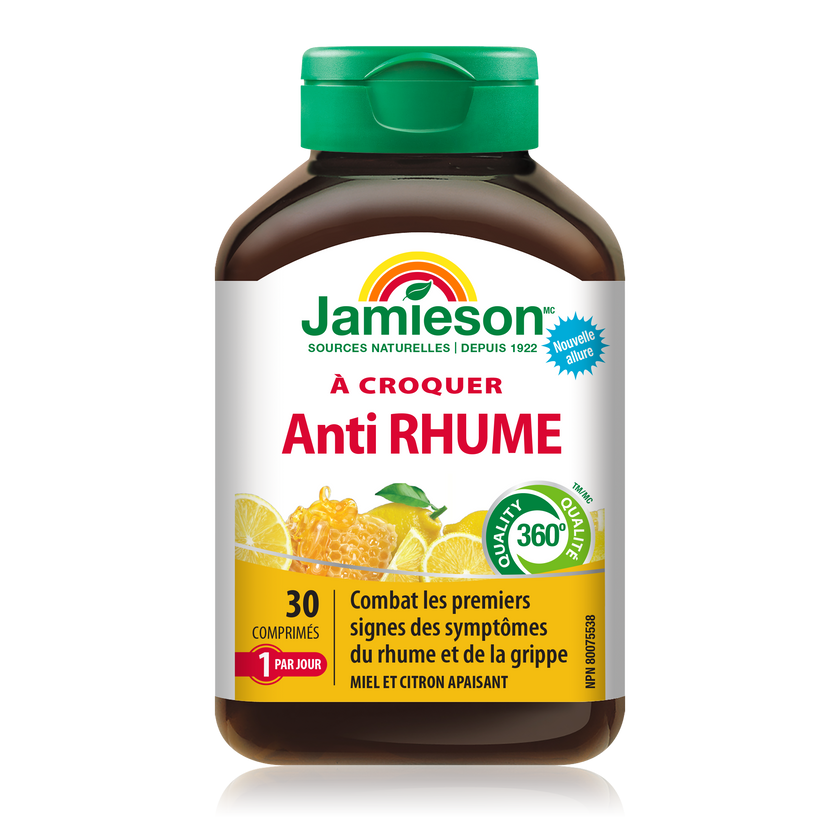 Jamieson 抗擊感冒膠囊，30粒咀嚼片