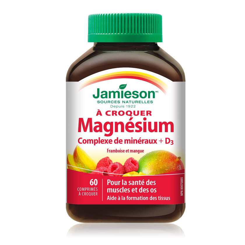 Jamieson Chewable Magnesium Mineral Complex  60's