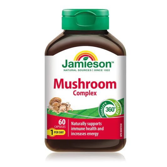 Jamieson 提高免疫力蘑菇复合萃取, 60粒素食胶囊