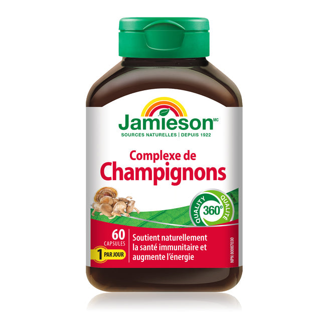Jamieson 提高免疫力蘑菇複合萃取, 60粒素食膠囊