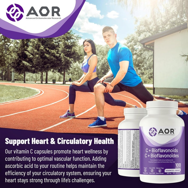 AOR Vitamin C + Bioflavonoids 100 Capsules
