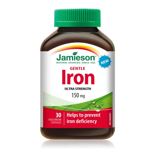 Jamieson Gentle Iron Ultra-Strength 150mg - Easy On The Stomach