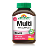 2 x Jamieson 100% Complete Multivitamin for Women 115 caplets Bundle