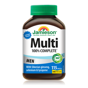 Jamieson 100% Complete Multivitamin for Men , 115 caplets