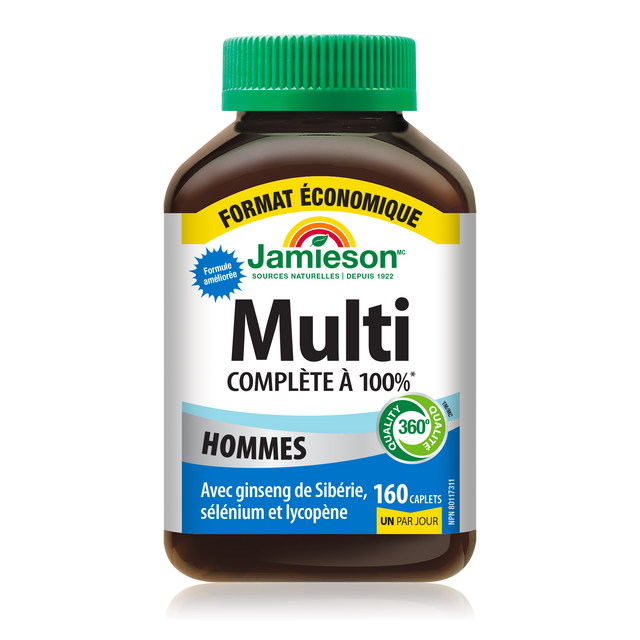 Jamieson 100% Complete Multi Hommes 160 caplets
