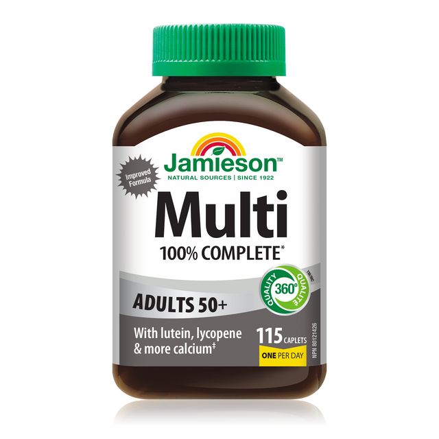 Jamieson 100% Complete Multi 50+, 115 caplets