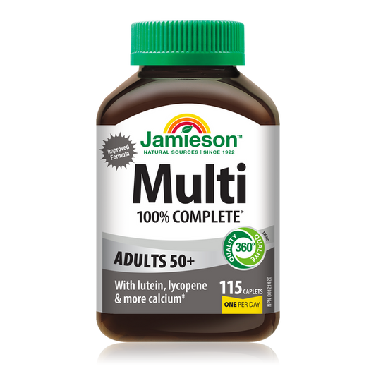 Jamieson 100% Complete Multi 50+, 115 caplets