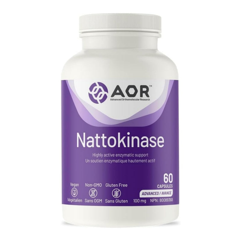 AOR Nattokinase 100mg, 60 vcaps