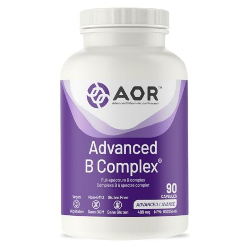AOR 高效維他命 B 群 90 粒膠囊 支持新陳代謝和紅細胞生成